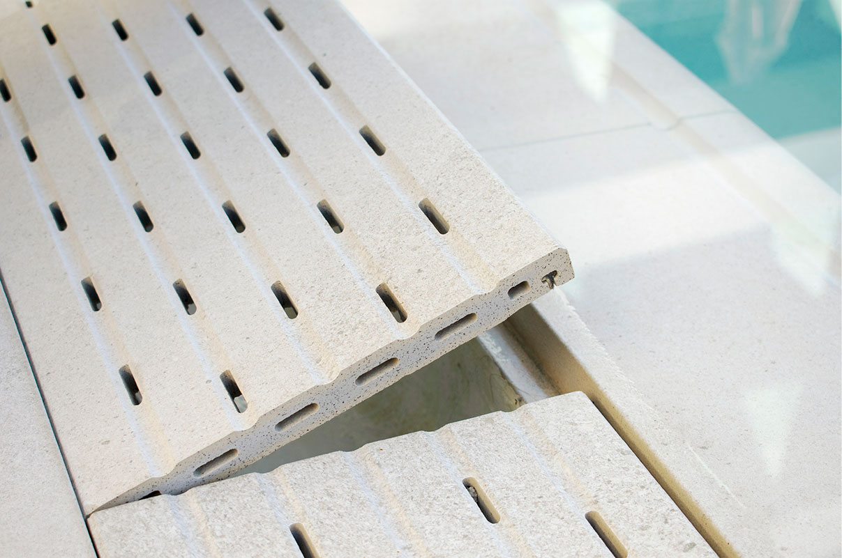 Porcelánico Stromboli — Cerámica Mayor en Hotel Port Alicante